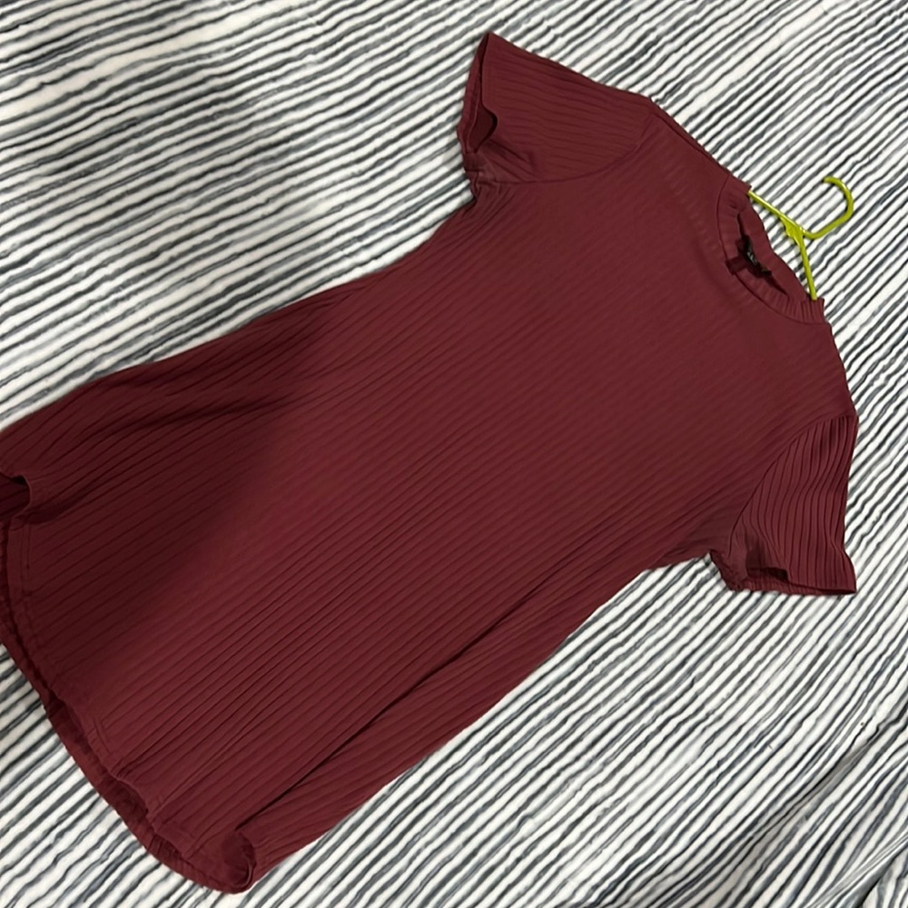 Women's 3x Ribbed knee length dress